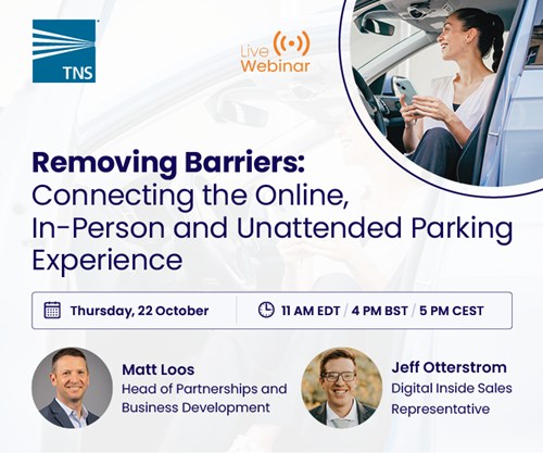Webinar - Removing Barriers: Connecting the Online, In-Person and Unattended Parking Experience